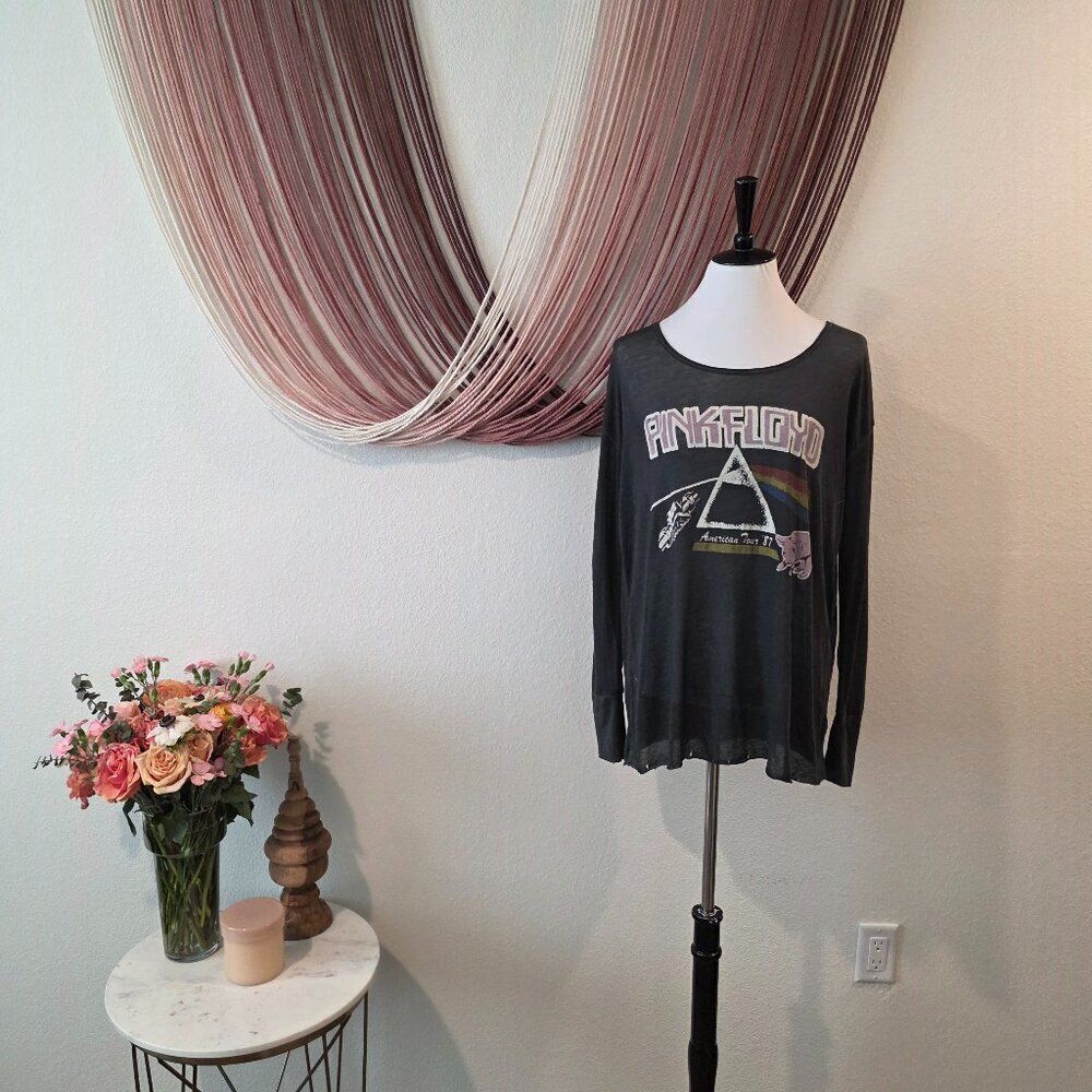 Pink Floyd Distressed Acid Washed Shirt Sz S